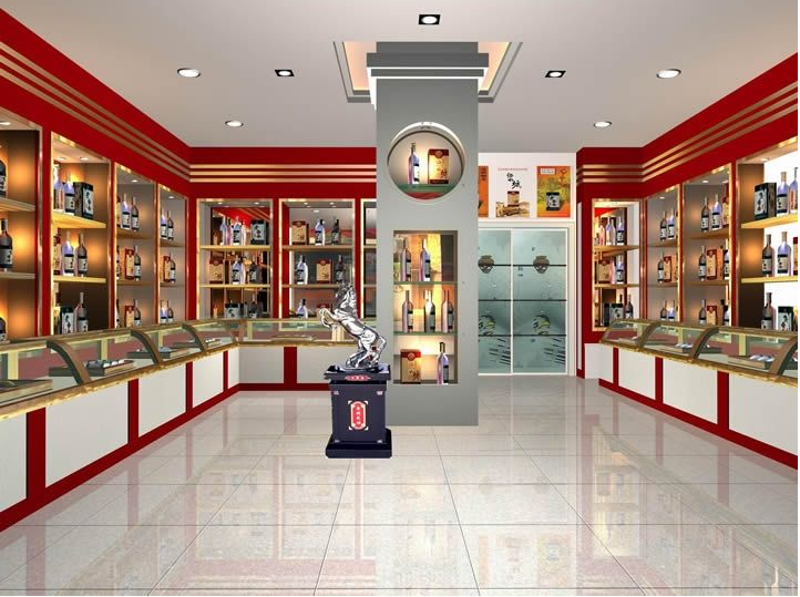 在南京煙酒店店鋪裝修設(shè)計中，首先要確定店鋪的總體朝向和店內(nèi)商品的大小范圍