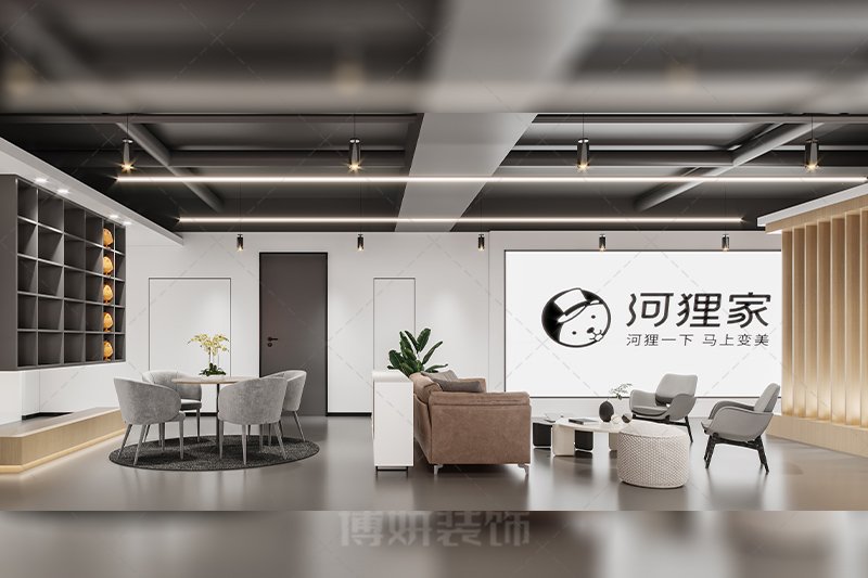 南京森系辦公室裝修設(shè)計方案效果圖-南京博妍工裝公司