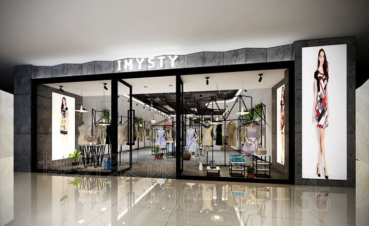 南京女裝店裝修,南京女裝店裝潢設(shè)計,南京女裝店裝修效果圖,南京裝修公司