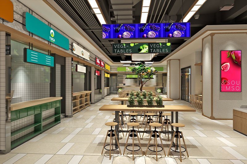  南京小吃店裝修,南京小吃店裝潢設計,南京小吃店裝修效果圖,南京裝修公司