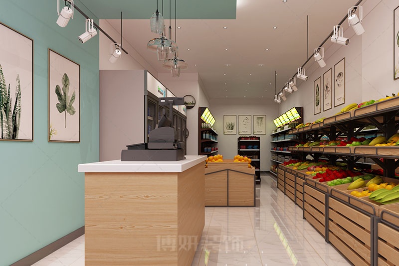 南京水果店裝修設(shè)計公司(水果店裝修施工讓生意蒸蒸日上)